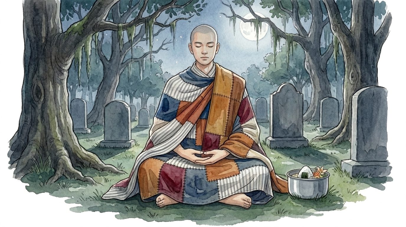 Ở Nghĩa Địa – Thiền định trong đêm