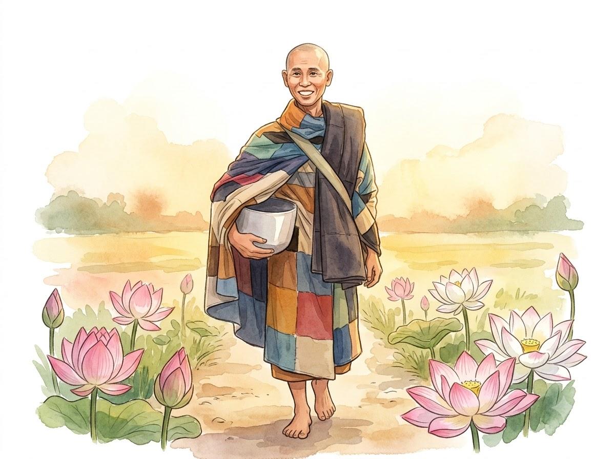 Bát Chánh Đạo – hành giả bước đi trên con đường giữa, hai bên là cực đoan