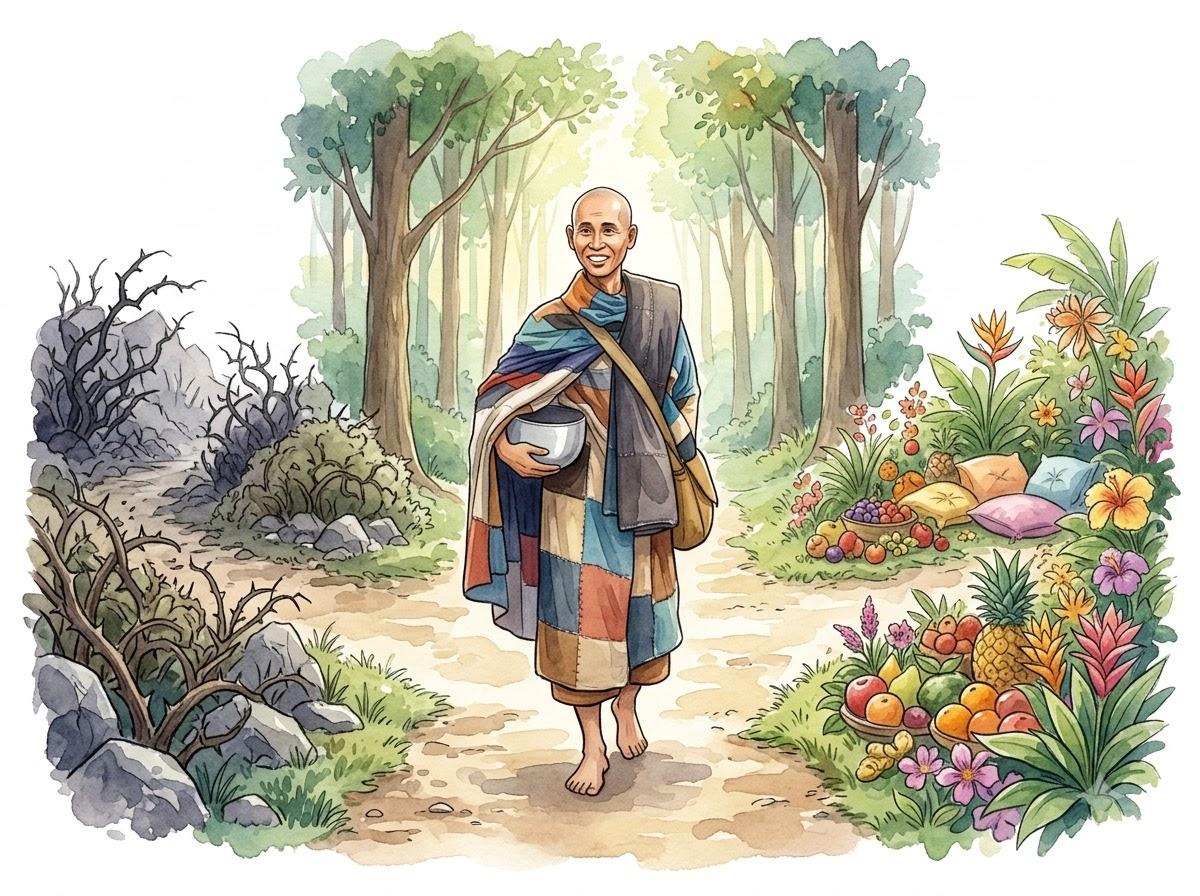 Khổ Hạnh Ép Xác – từ bỏ cực đoan để tìm con đường Trung Đạo