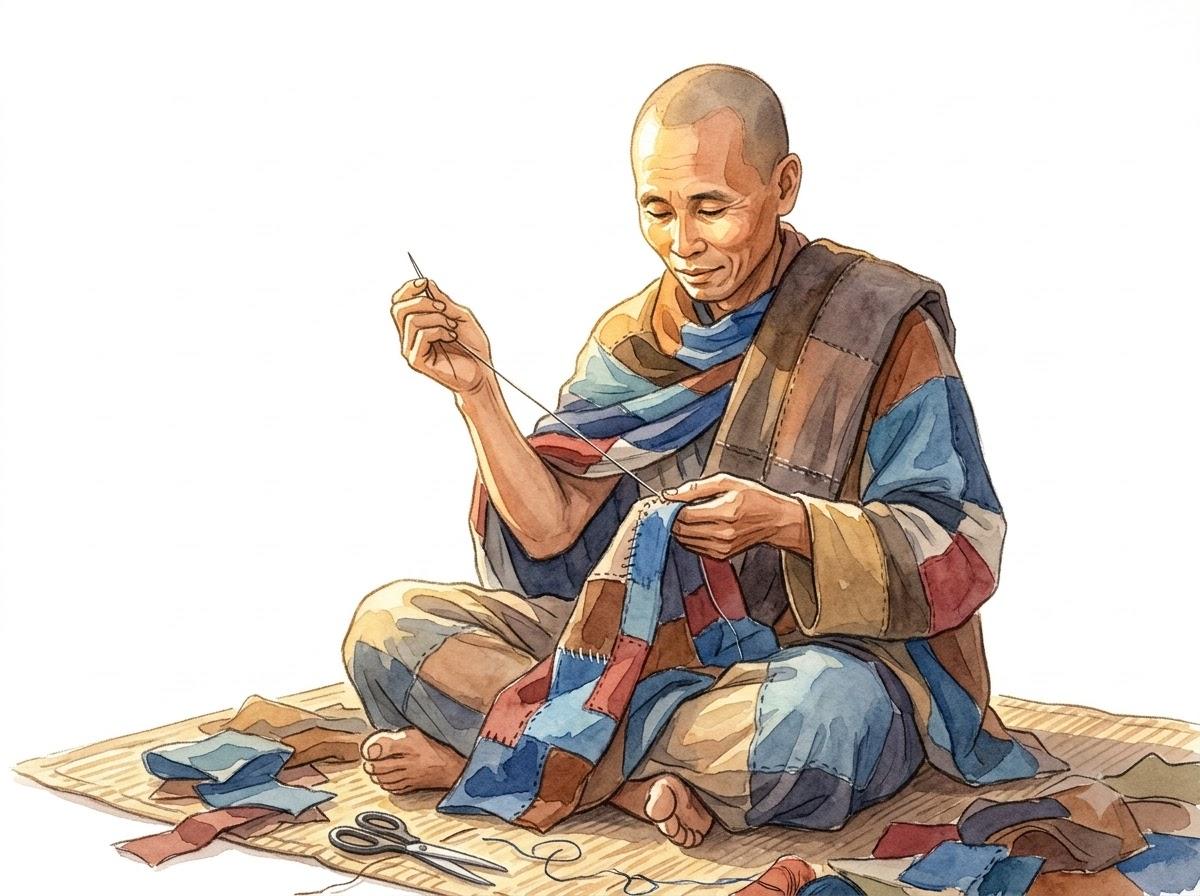 Y Phấn Tảo – hành giả khâu vá tấm y từ những mảnh vải nhặt được
