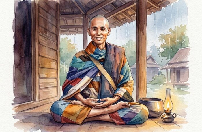 mùa an cư kiết hạ qua hành trinhftu tập của thầy Minh Tuệ