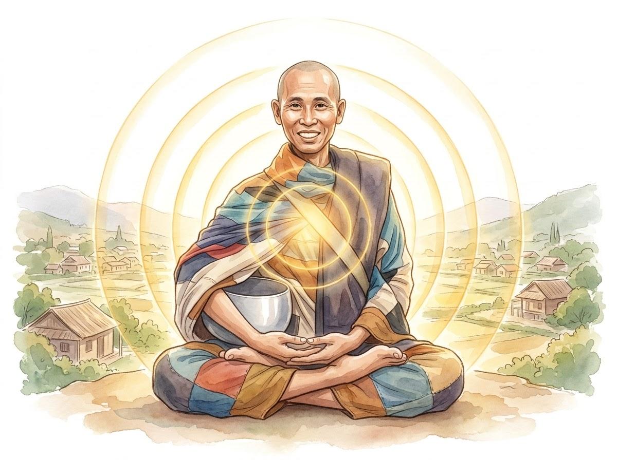 Thiền tâm từ – phương pháp rải lòng thương không điều kiện qua thầy Minh Tuệ