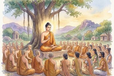 Đại Kinh Ví Dụ Lõi Cây — Đức Phật thuyết giảng về ẩn dụ cây đại thụ trên núi Gijjhakuta