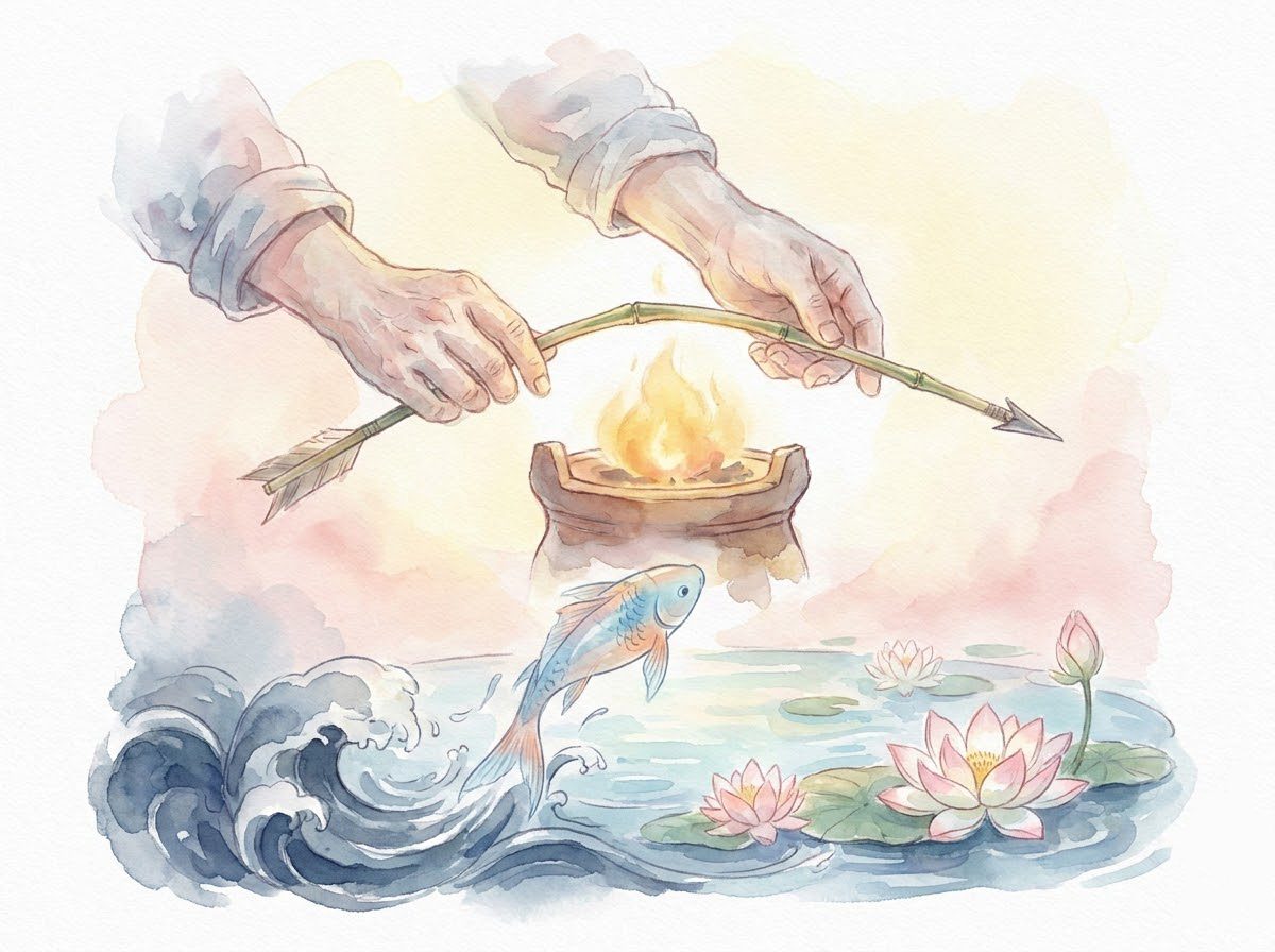 "Người trí làm tâm thẳng, như thợ tên làm tên" — Nghệ thuật điều phục tâm thức đạt an lạc tự tại.