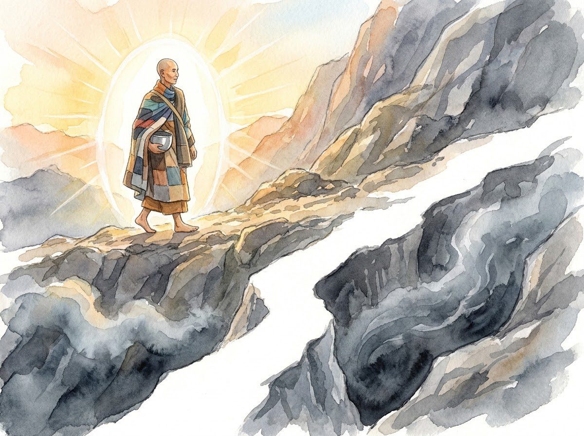 "Tự mình làm điều thiện, tự mình làm trong sạch" — Thân giáo giữ trọn giới luật nghiêm minh.