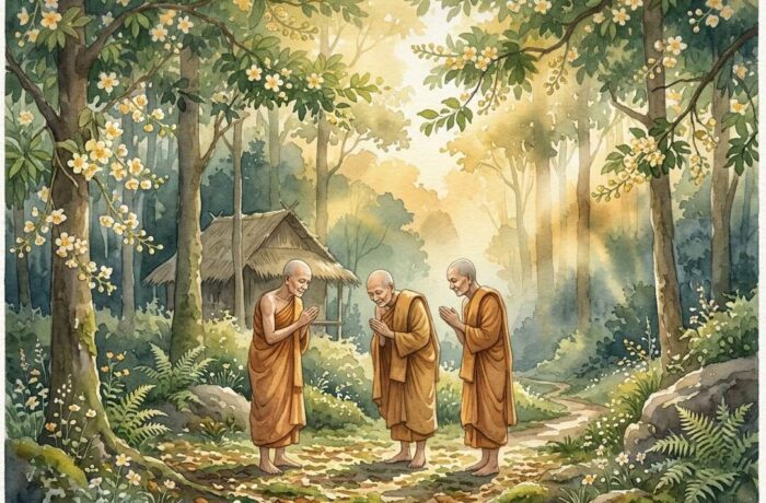 tiểu kinh rừng sừng bò